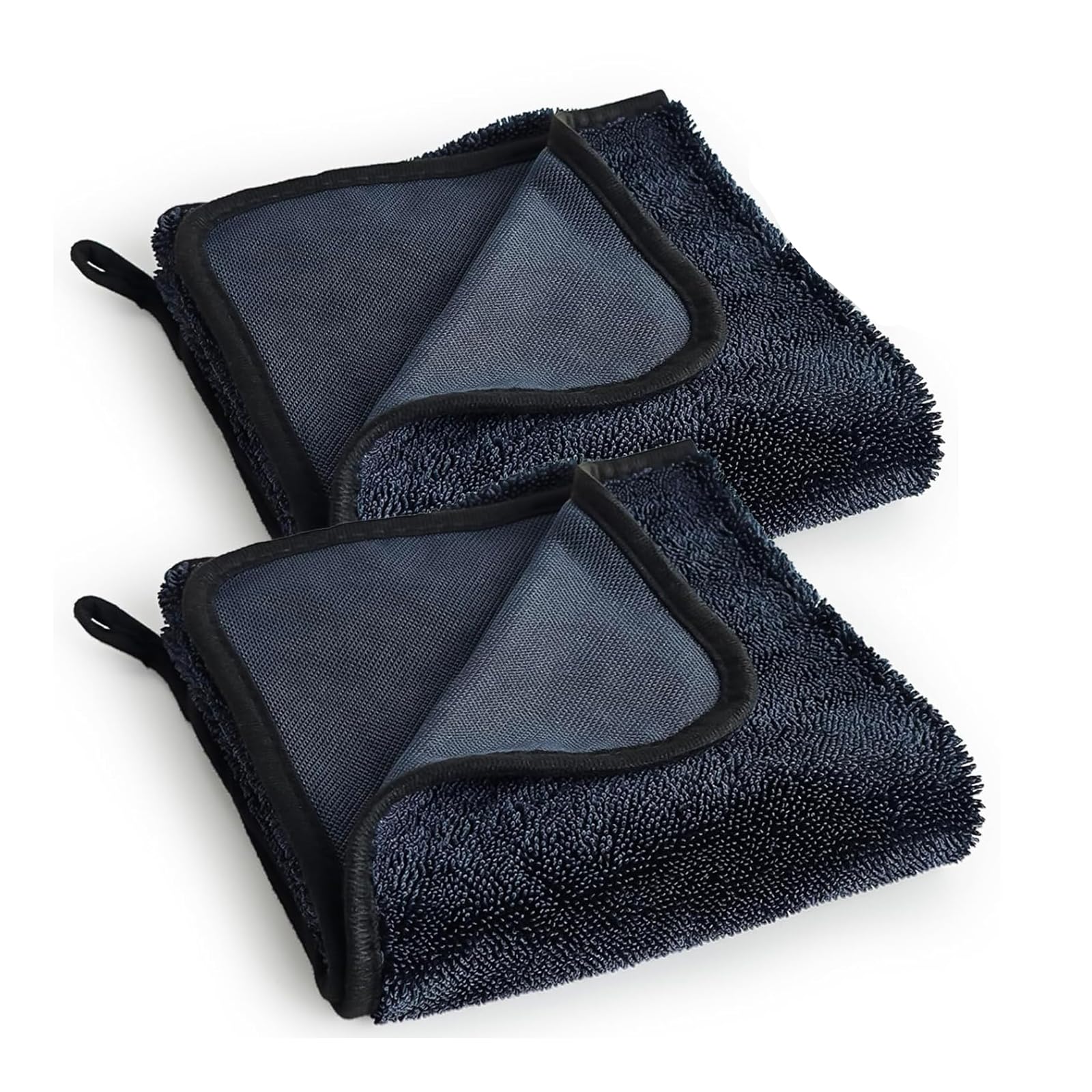 ZALAOR 2 Pack Magic Bathroom Drying Cloth – Super Absorbent Microfibre Shower Cloth – Multipurpose Magic Cleaning Cloths for Glass, Windows & Tiles – Streak-Free Car Drying Towel (40 × 40 cm)
