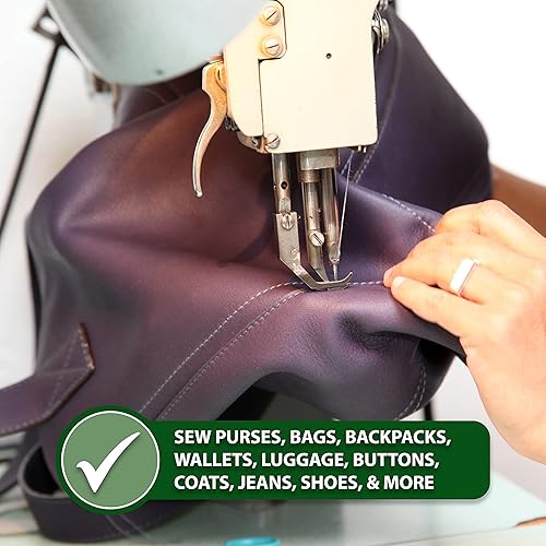 Miniatura 6 de Mandala Crafts Hilo de tela vaquera resistente - #69 T70 210D3 1500 yardas de hilo de poliéster para máquina de coser al aire libre Jeans marinos