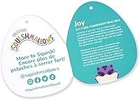 Vista 6 de Squishmallows Original Joy Purple Sugar Glider de 12 pulgadas - Peluche oficial de Jazwares