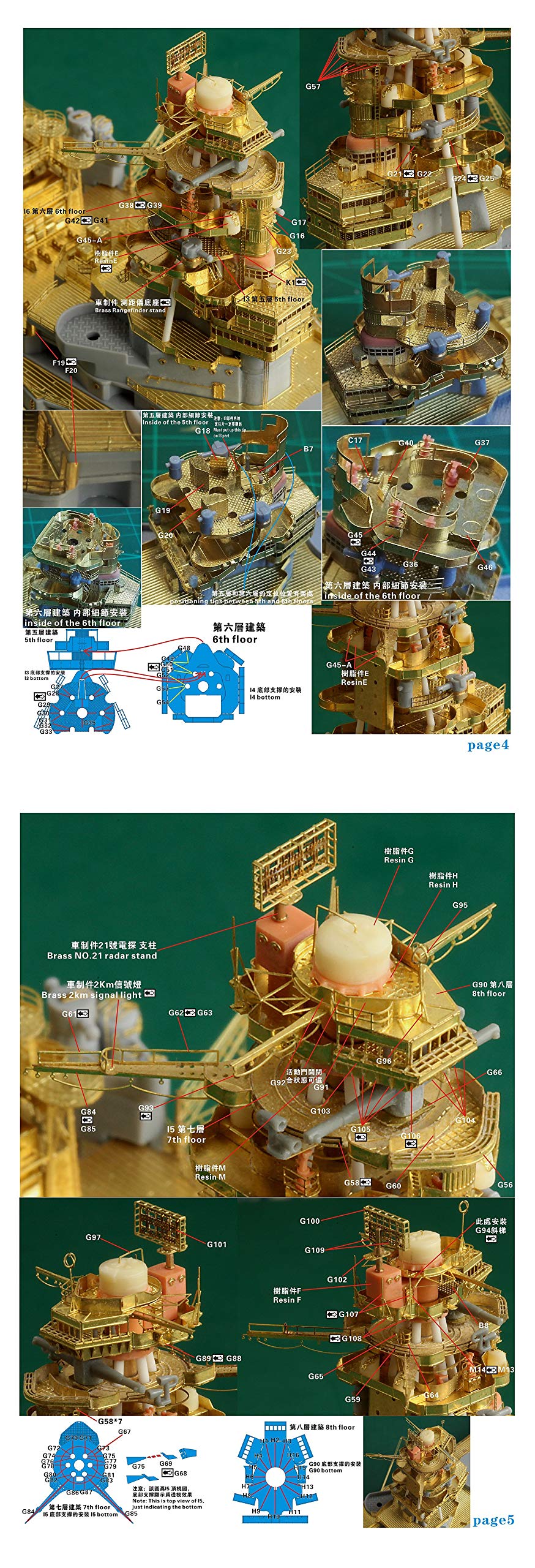 1/700 WW.II 日本海軍戦艦 長門 1944 アップグレードセット (アオシマ用) Amazon | 1/700 WW.II 日本海軍戦艦 長門 1944 アップグレード