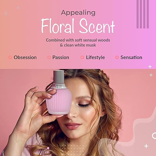 Miniatura 4 de Perfume para mujer, inspirado en FLOWRBOM DEW, Perfume para mujer, rosa, pera, almizcle, ámbar, fresco, floral, suave, delicado - Eau de Parfum (3.4