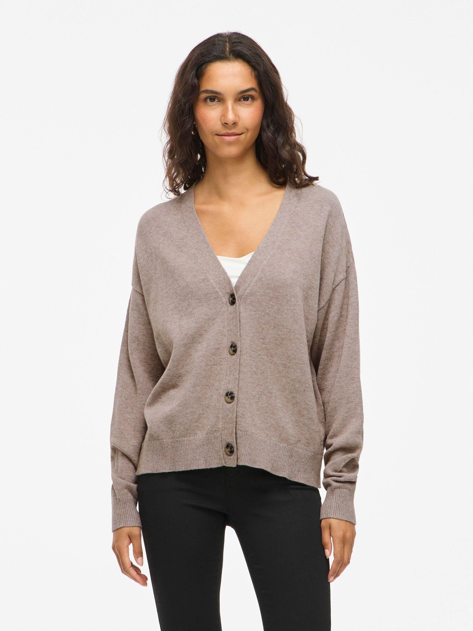 Vila Viril V-Neck Knit Cardigan - Noos Kobiety Viril V-neck Knit Cardigan - Noos (1 w zestawie)