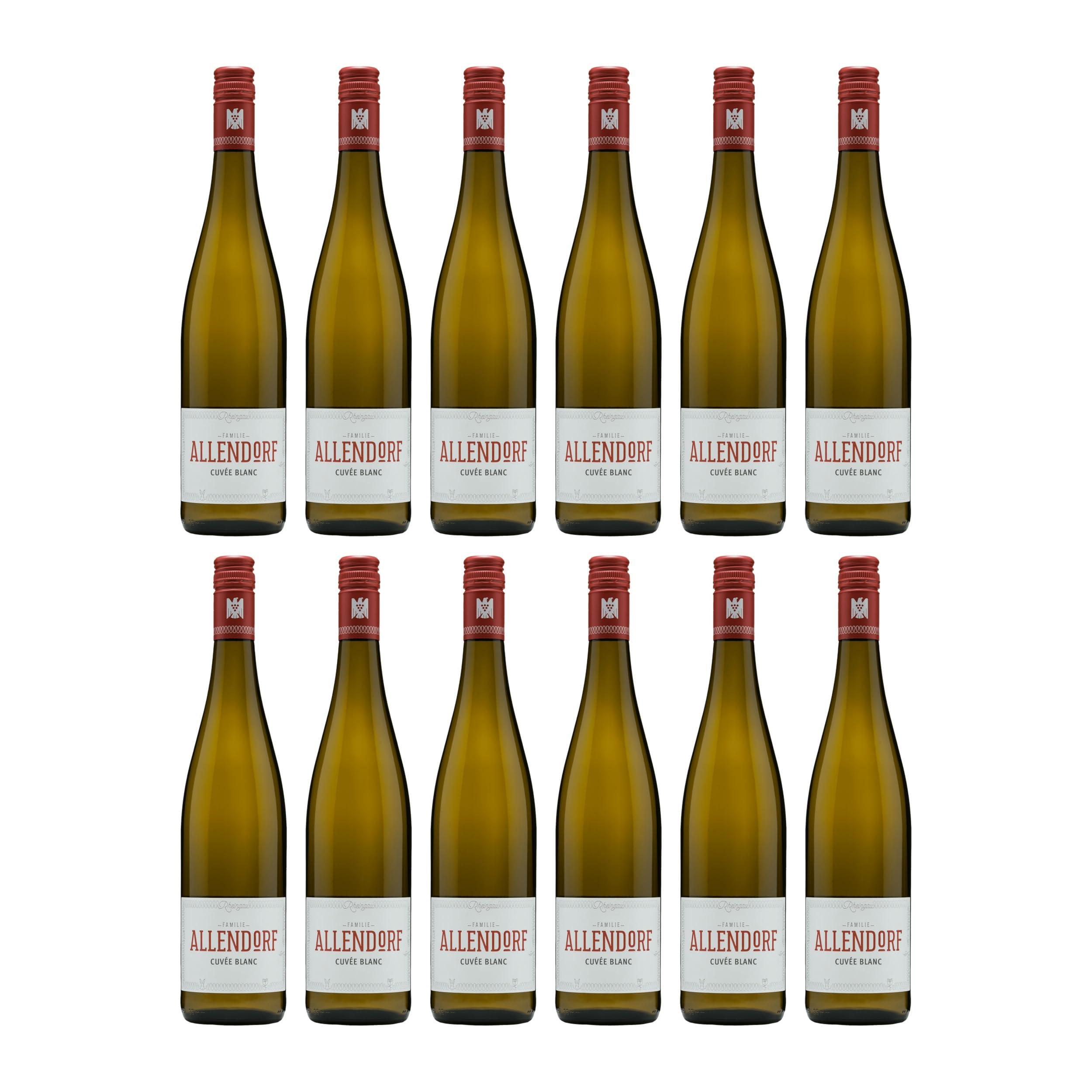 Familie Allendorf Cuvée Blanc VDP.GUTSWEIN Weisswein Weiss Trocken Deutschland inkl. FeinWert E-Book (12 x 0.75 l)