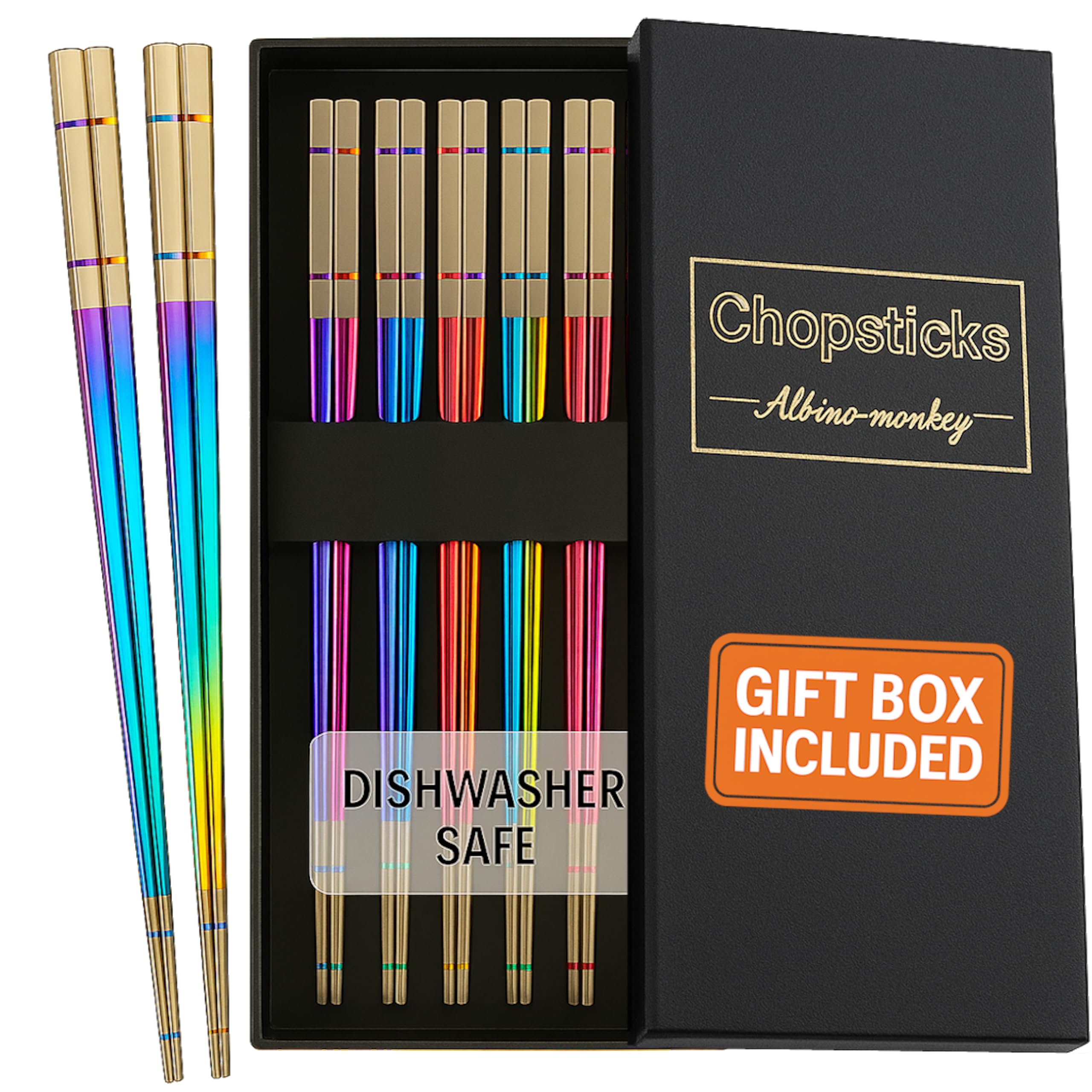 Albino Monkey Rainbow Chopsticks