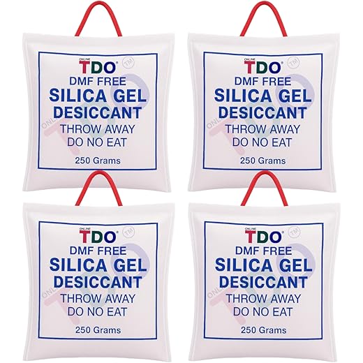 TDO Silica Gel Pouch 250gm 4 Pcs
