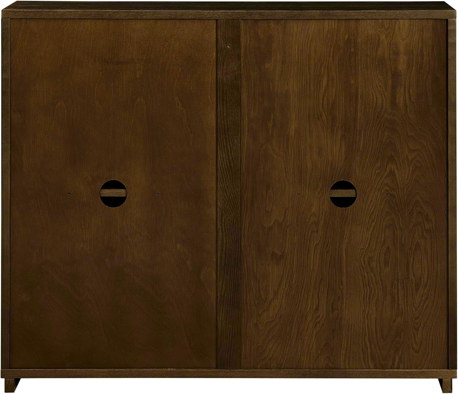 Amposei Mid Century Modern Small Sideboard Cabinet 39-Inch Narrow Dining Buffet Coffee Bar Accent Storage Cabinet for Living Room Hallway Entryway, Brown