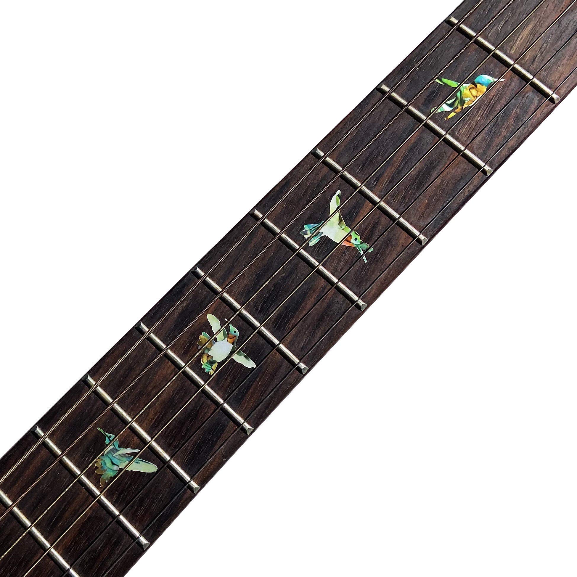 Inlaystickers Bee Hummingbirds – markery progowe naklejki na gitary F-326BH-GT