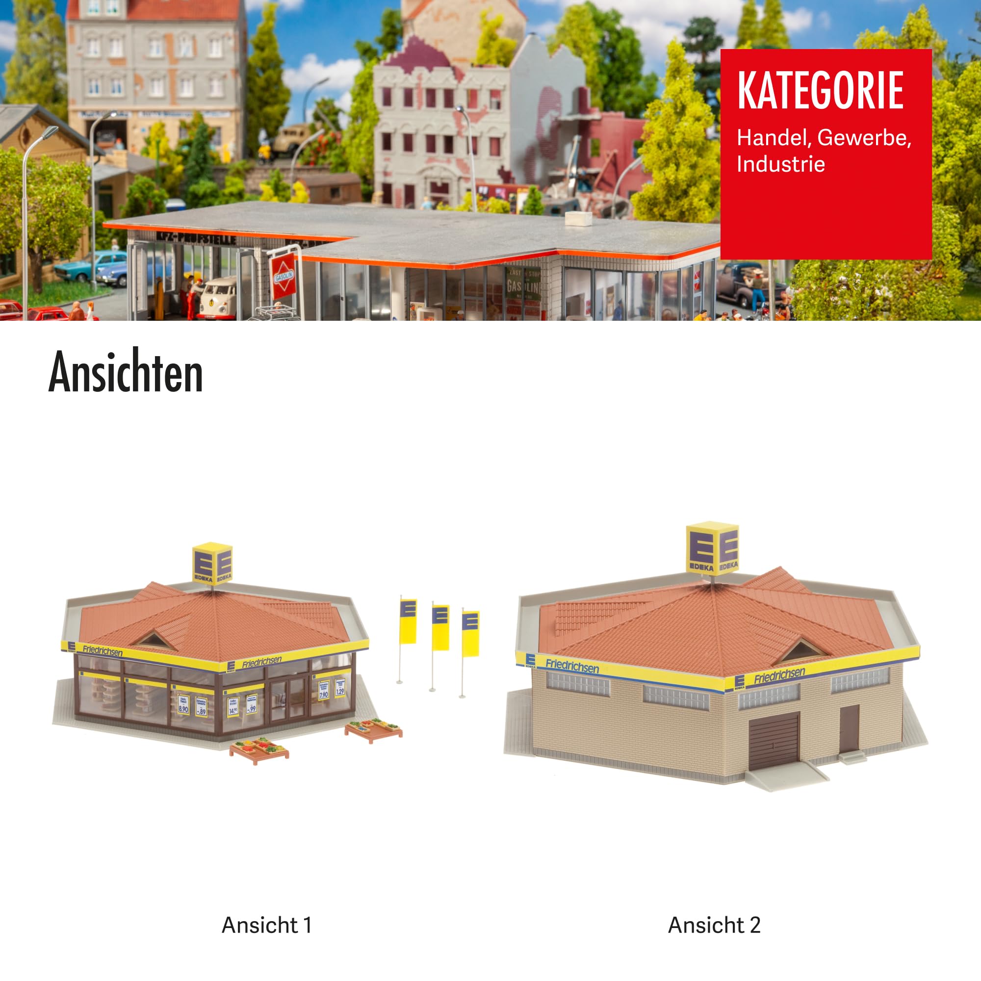 FALLER 130342 - Edeka-Markt „Friedrichsen“