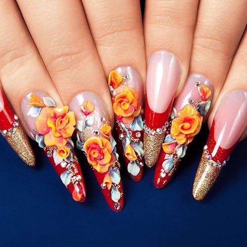 Miniatura 6 de TecUnite 2000 piezas de gemas de imitación de diamantes con espalda plana, 6 tamaños (1.5-6 mm) con pinza y bolígrafo de recolección para