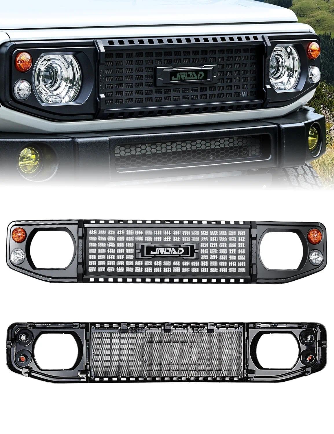Amazon | JROAD ジムニー フロントグリル ノマド 探索シリーズ JC74