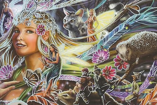 Rompecabezas de 750 piezas de la reina de las hadas de la noche