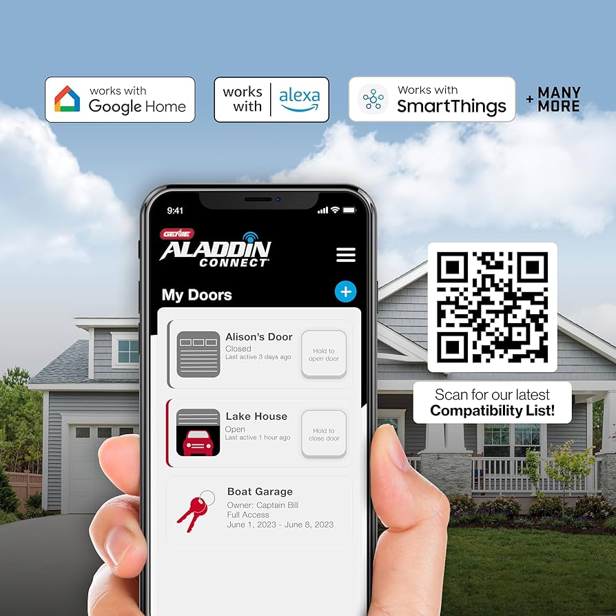 Aladdin Connect® Smartphone Enabled Garage Door Controller, 53% OFF