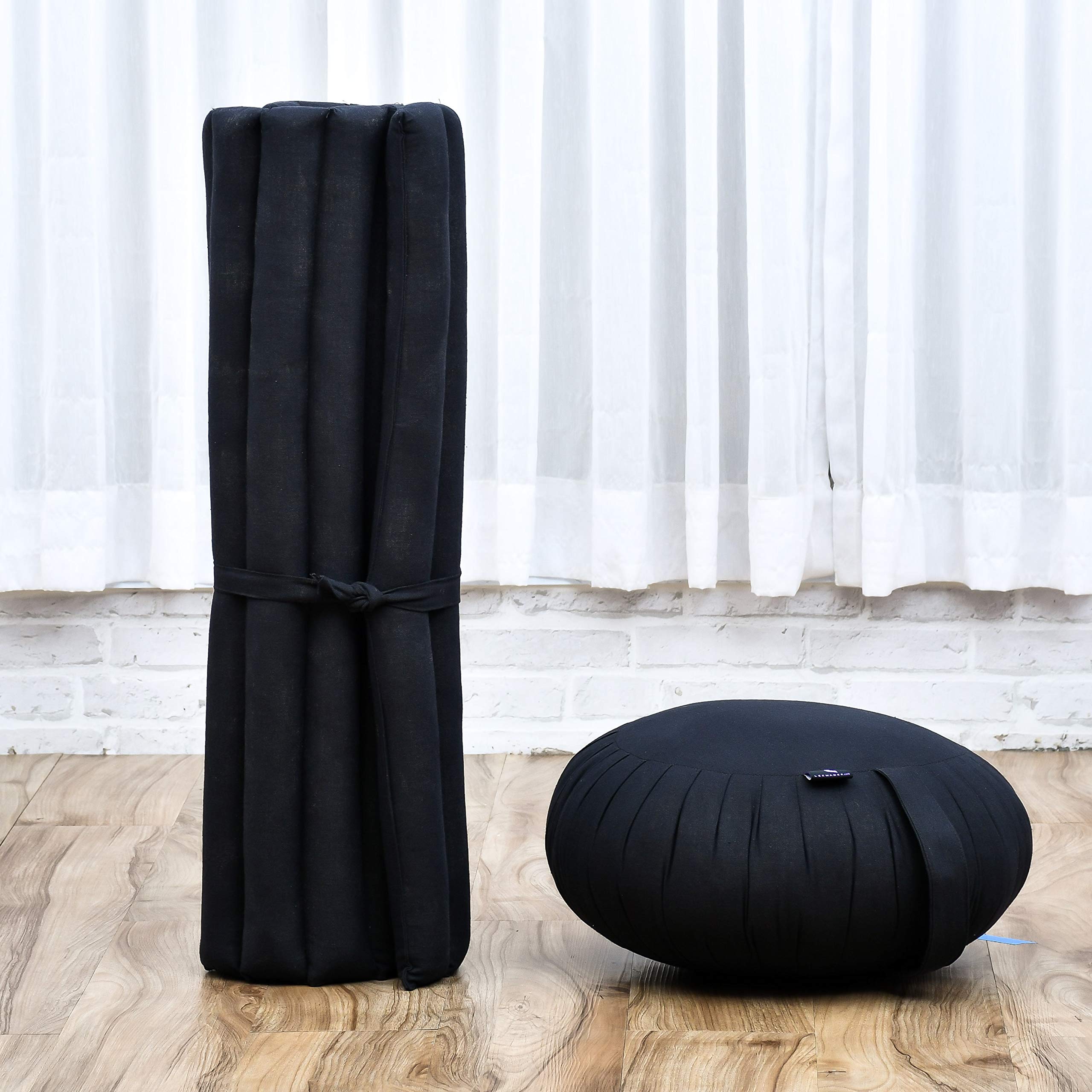 Amazon.com : Leewadee Meditation Cushion Set – 1 Round Zafu