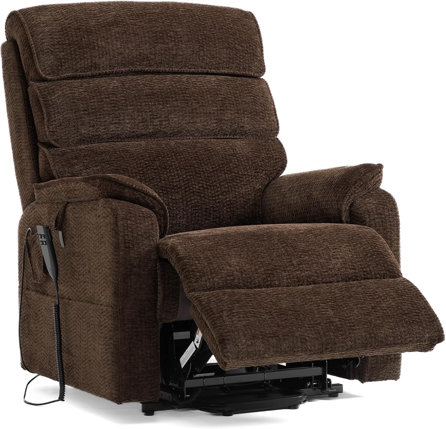 Irene House 9188E Extra Large Lay Flat Recliner Oversized Big Tall Man Power Lift