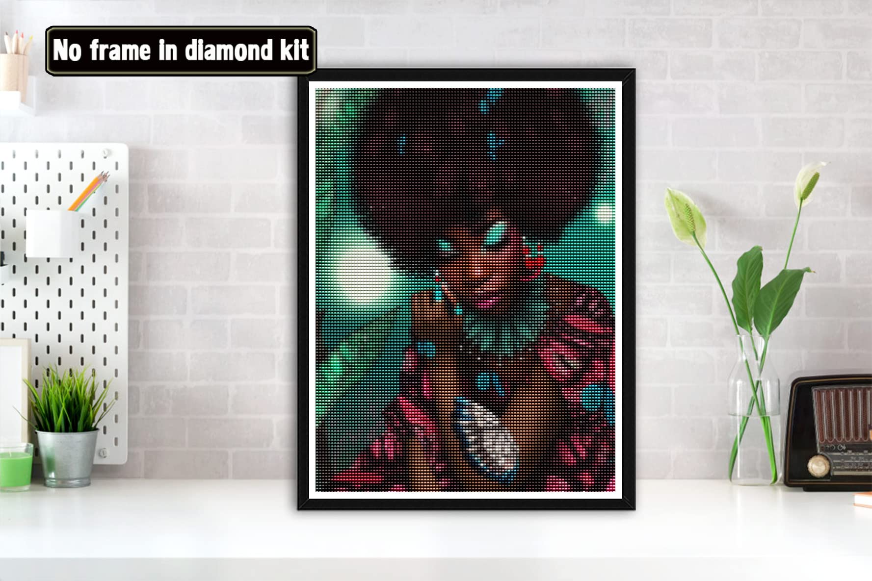 Bimkole 5D Diamond Painting Kit Donna Afroamericana