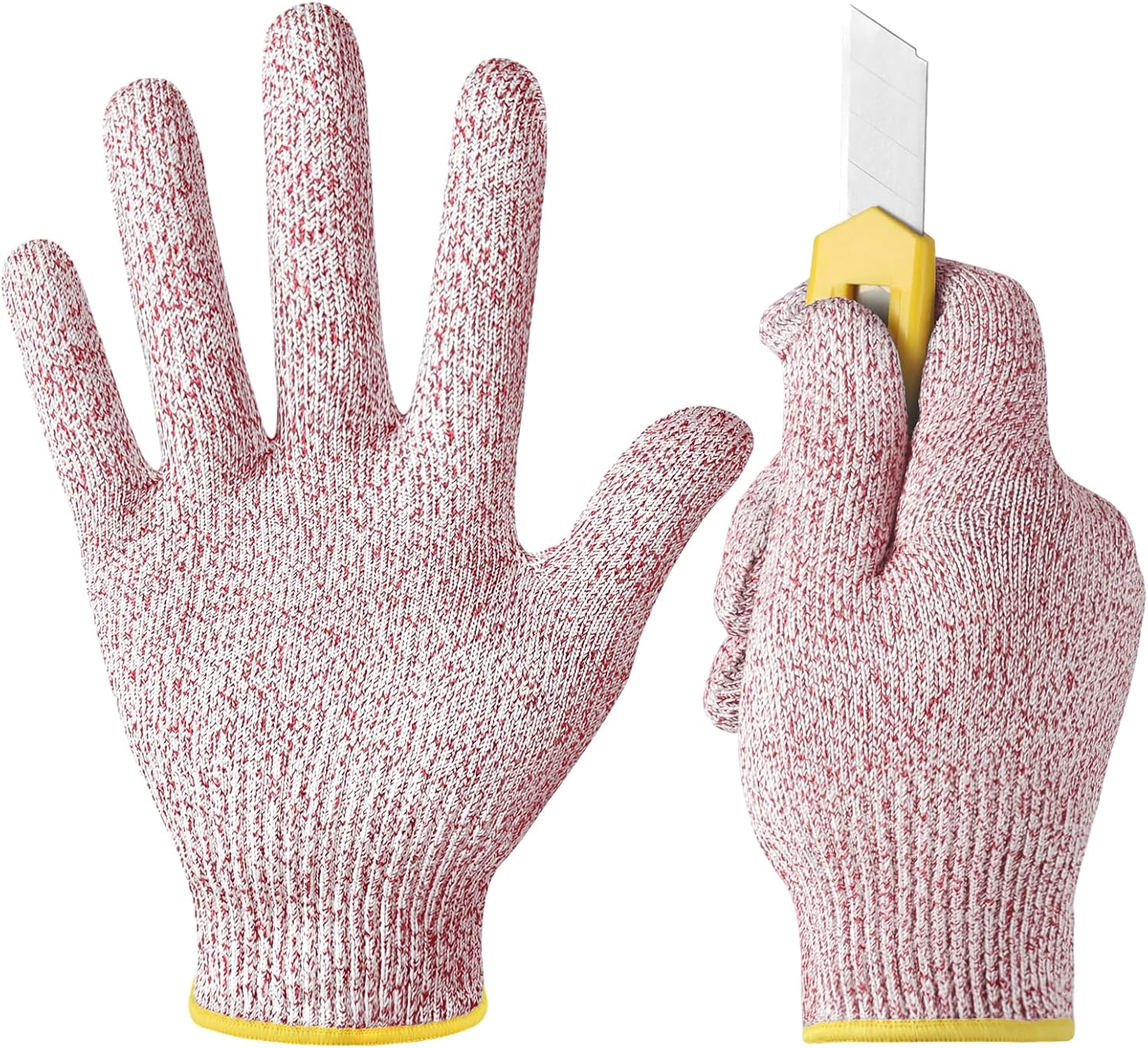 JPP Premium Cut Resistant Gloves, Food Grade CE Level 5 Protective Cutting Gloves, Ambidextrous