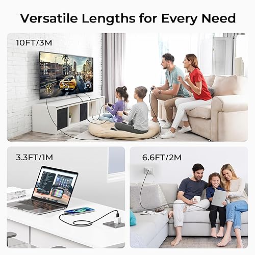 Miniatura 2 de Basesailor Cable de carga USB a USB C para iPhone 17 16 Pro Max, cable de alimentación de carga tipo C para Apple 17e 15, iPad 10 Air 4 5, Samsung