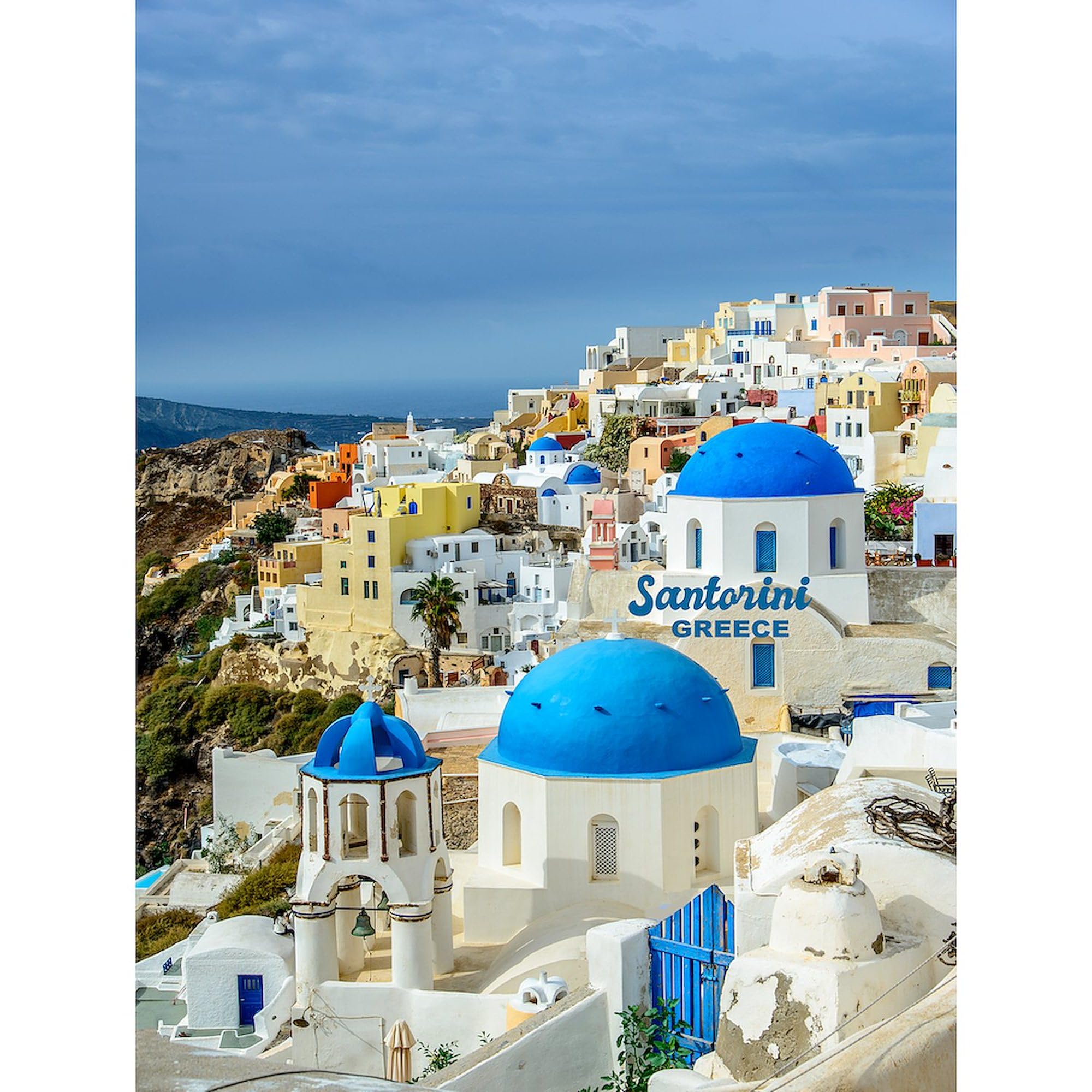 CafePress Santorini, Greece Iconic View of Santorini Oia Mitten 4