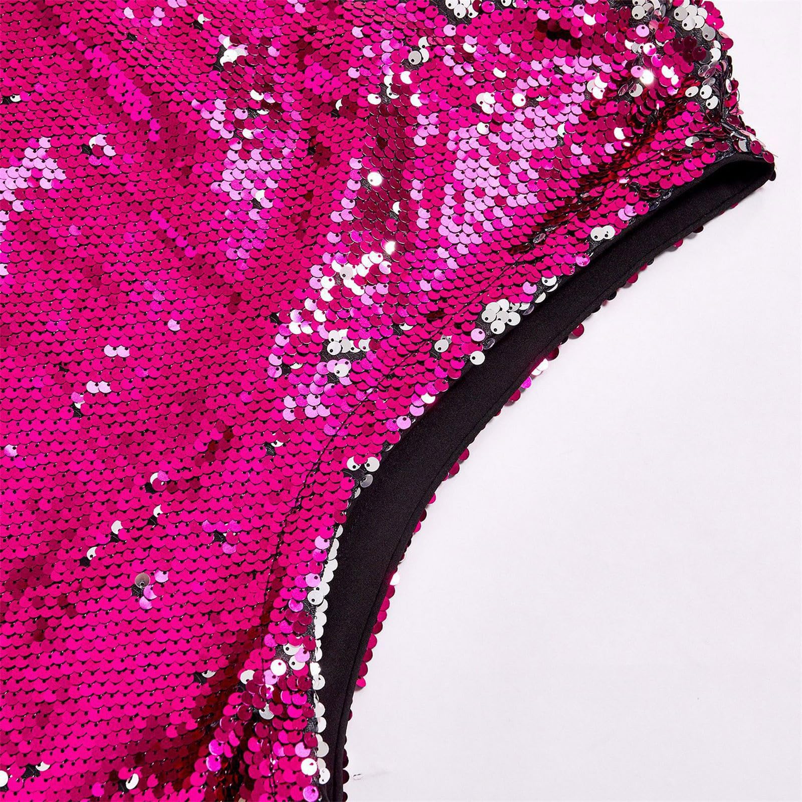 Canotta Uomo Senza Maniche Glitter Casual Traspirante per Sport Palestra Moda Comoda
