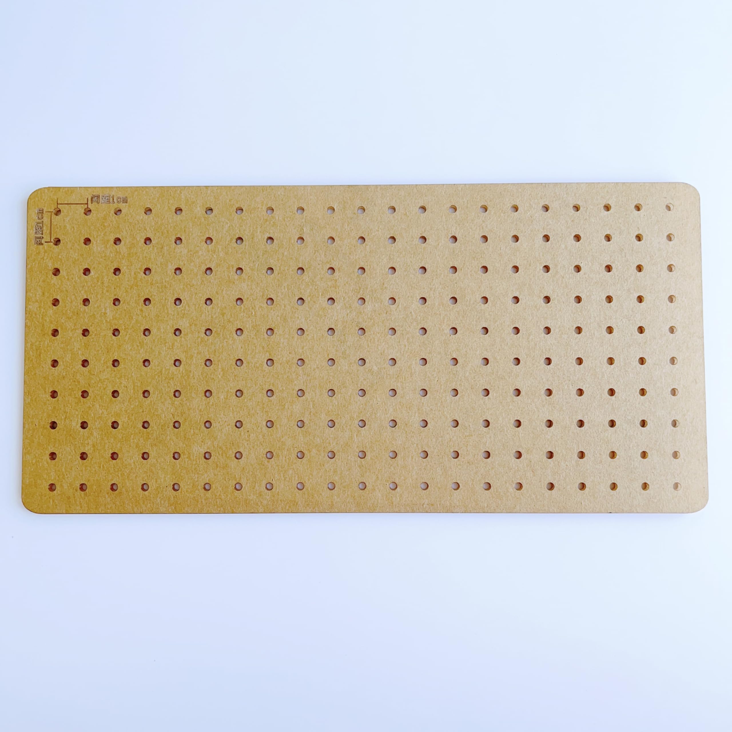 CHENRUI Acrylic Sashiko Stencil, Embroidery Pattern Template, Quilting Stencil Tool, Points or Straight Lines Pattern (10 mm parallel points)