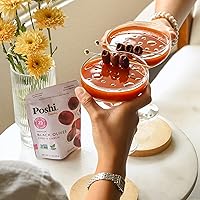 Vista 32 de Poshi Olives + Veggies Variedad de aceitunas enteras sin hueso de 4 sabores Poshi 4 sabores Vegano, Kosher, sin gluten + Snacks saludables