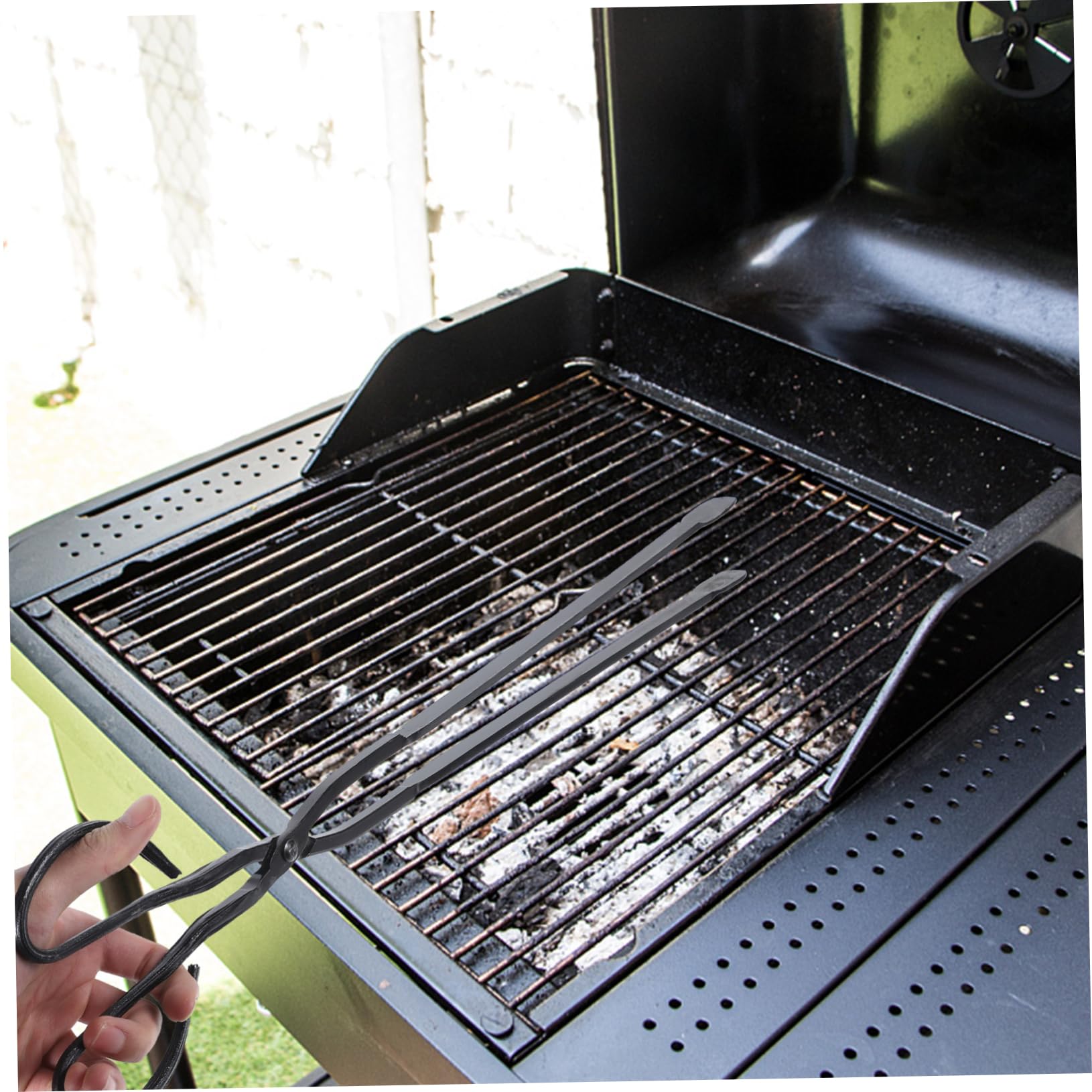 BESTonZON Pinza Professionale per Carbone da Accessorio Pratico per Barbecue Design e Facile da Usare per e Riunioni All