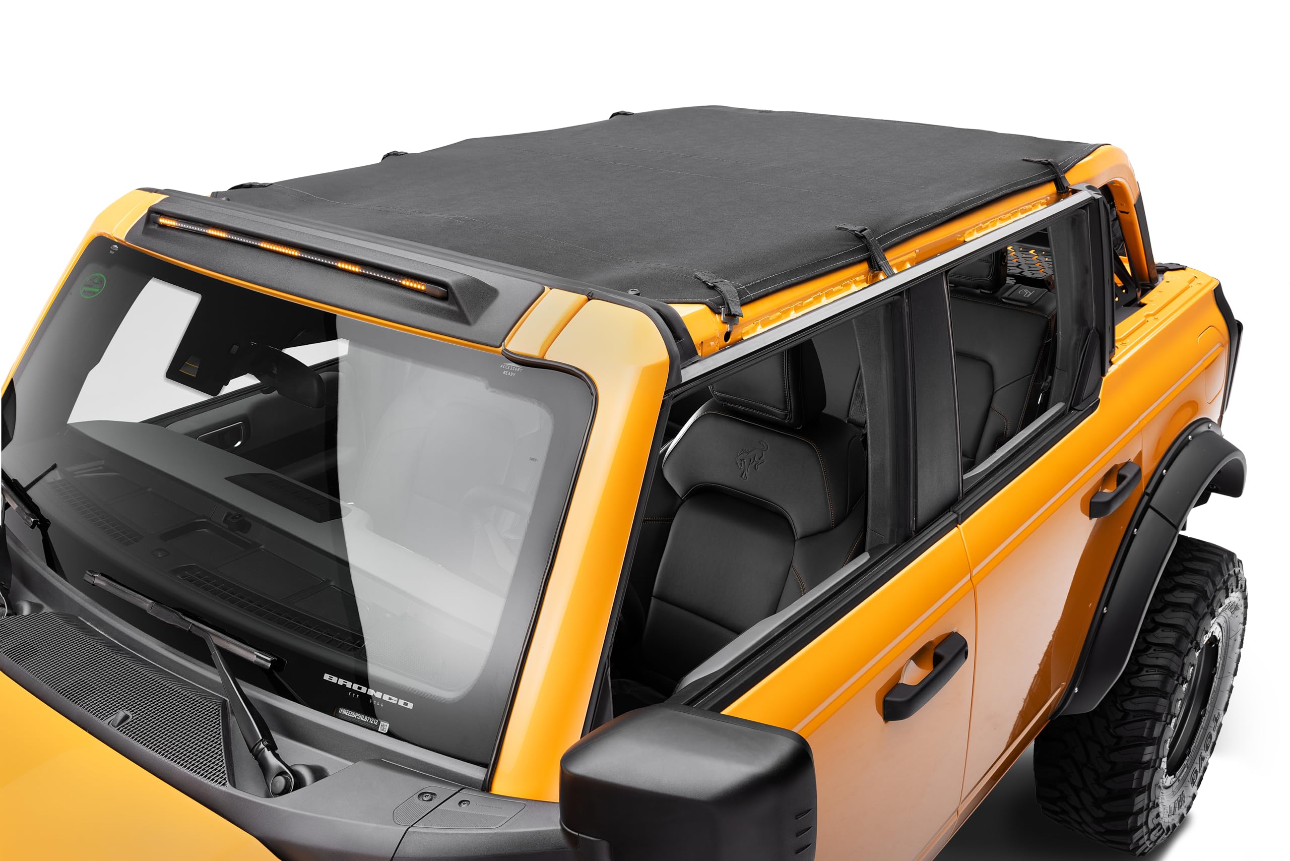 HAVOC OFFROAD California Brief Top for Ford Bronco | Black Diamond, Weather Resistant, Quick Release Buckles | HFB-09-002 | 2021-2024 Ford Bronco 2 &