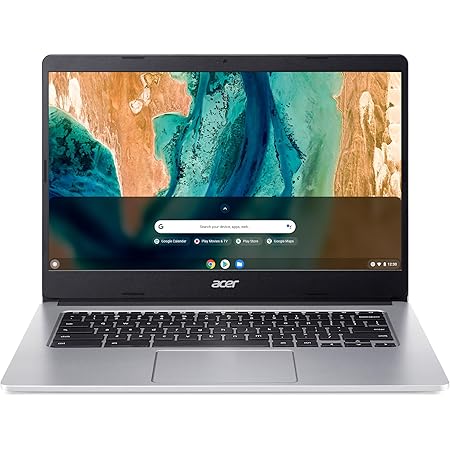 Acer Chromebook 314 (CB314-2H-K7E8) Laptop | 14" FHD (matt) / MediaTek Octa-Core ARM Cortex A73/A53 (MT8183) / 4 GB LPDDR4X RAM / 128 GB eMMC/Mali-G72 MP3 GPU/Google ChromeOS/Silver