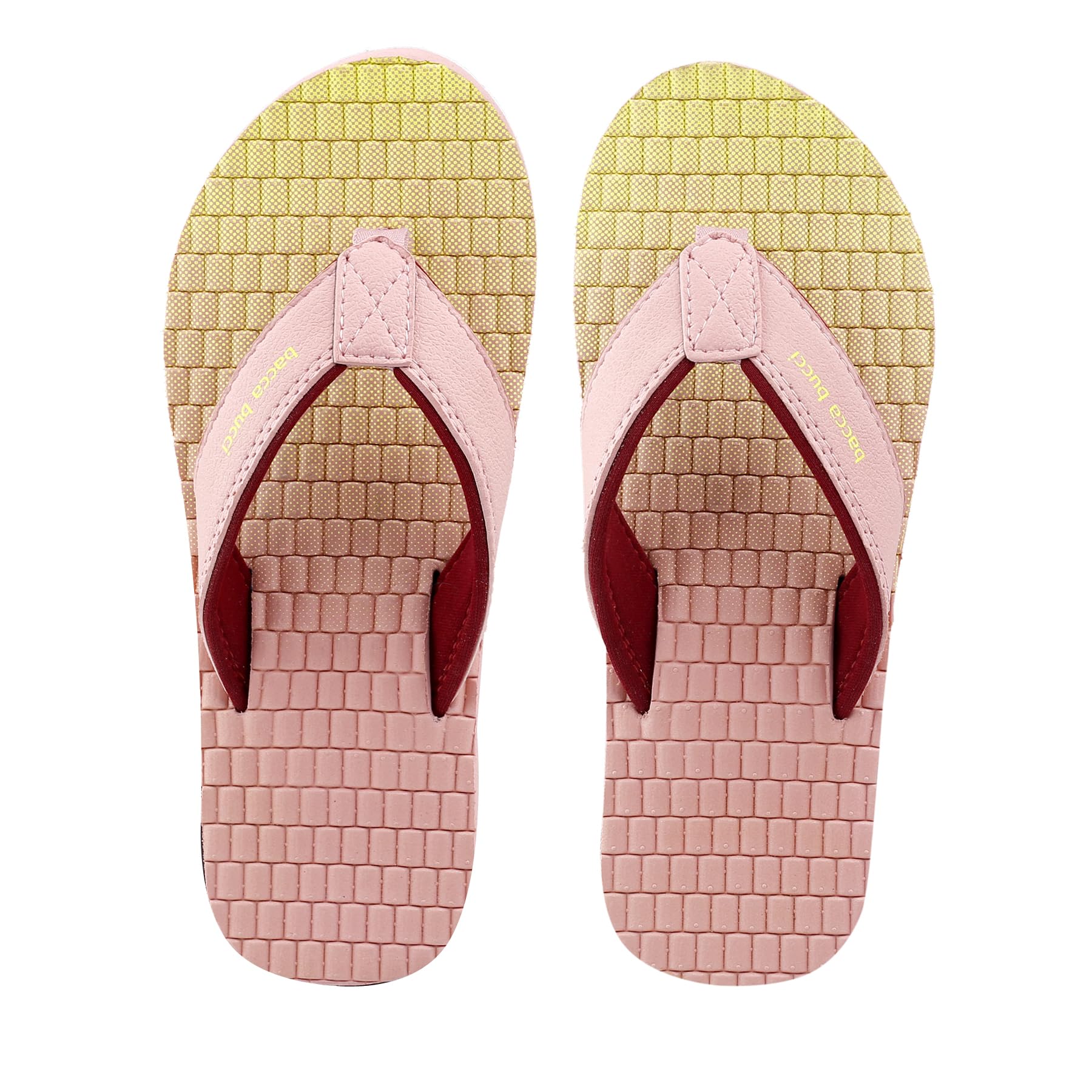 Bacca Bucci Maldives Cloud Slippers/Flip-Flop for Men | Non-Slip with Rubber Outsole and Vibrant Colors - Peach (B0C952MD1Z) Amazon Price History, Amazon Price Tracker