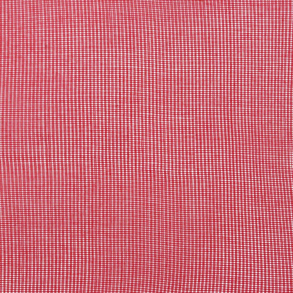 2 Stück Voile Vorhänge mit Schlaufen, Weinrot, 140x260 cm, Semi-Transparent Polyester Stoff, Lichtfilternd für Wohnzimmer und Schlafzimmer, Blickdicht