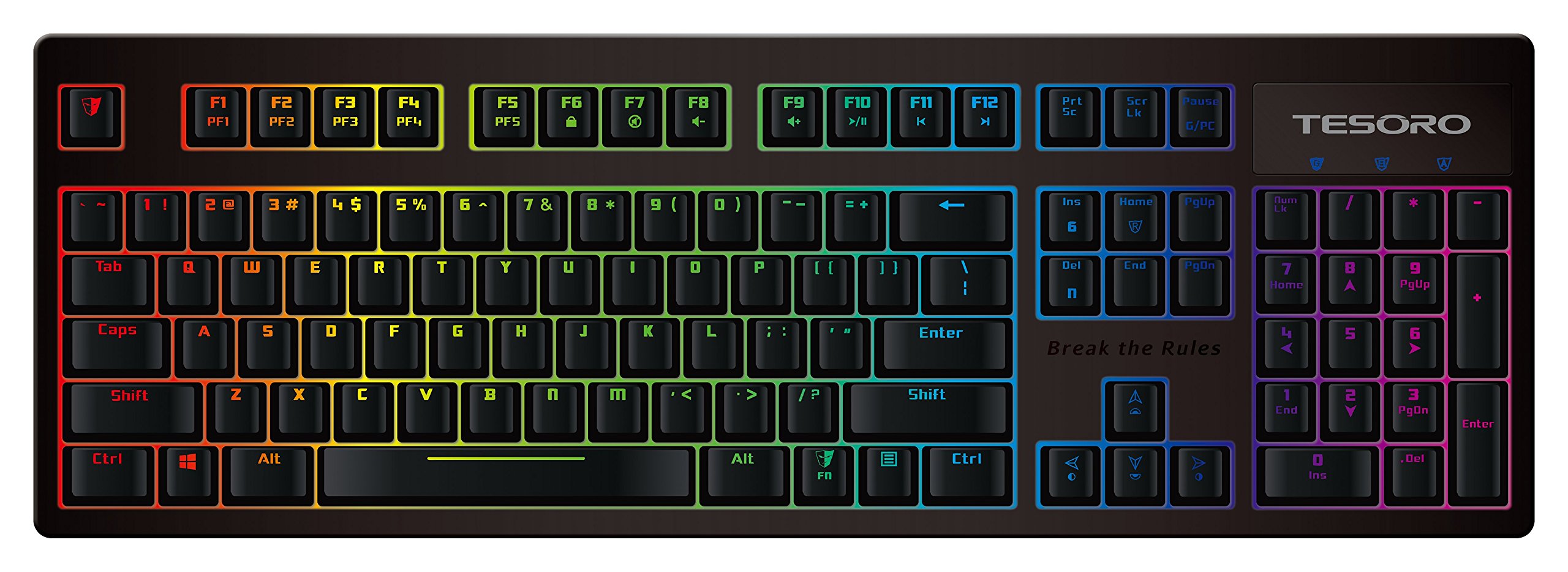 Tesoro Excalibur Spectrum G7SLF Red Switch Retail