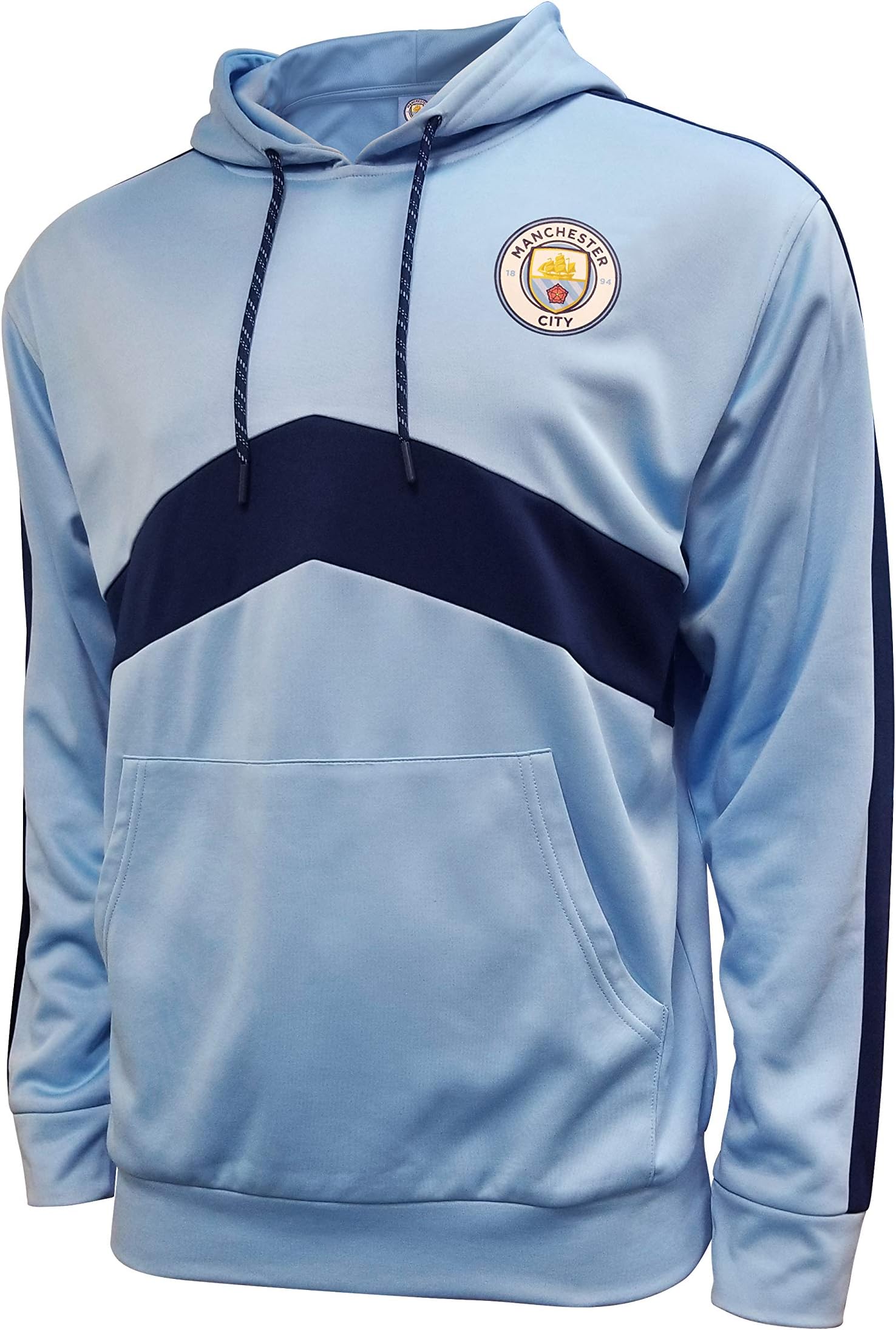 Icon Sports Men's Manchester City F.c. Adult Pullover Hoodie Manchester City F.C. Adult Pullover Hoodie (pack of 1)