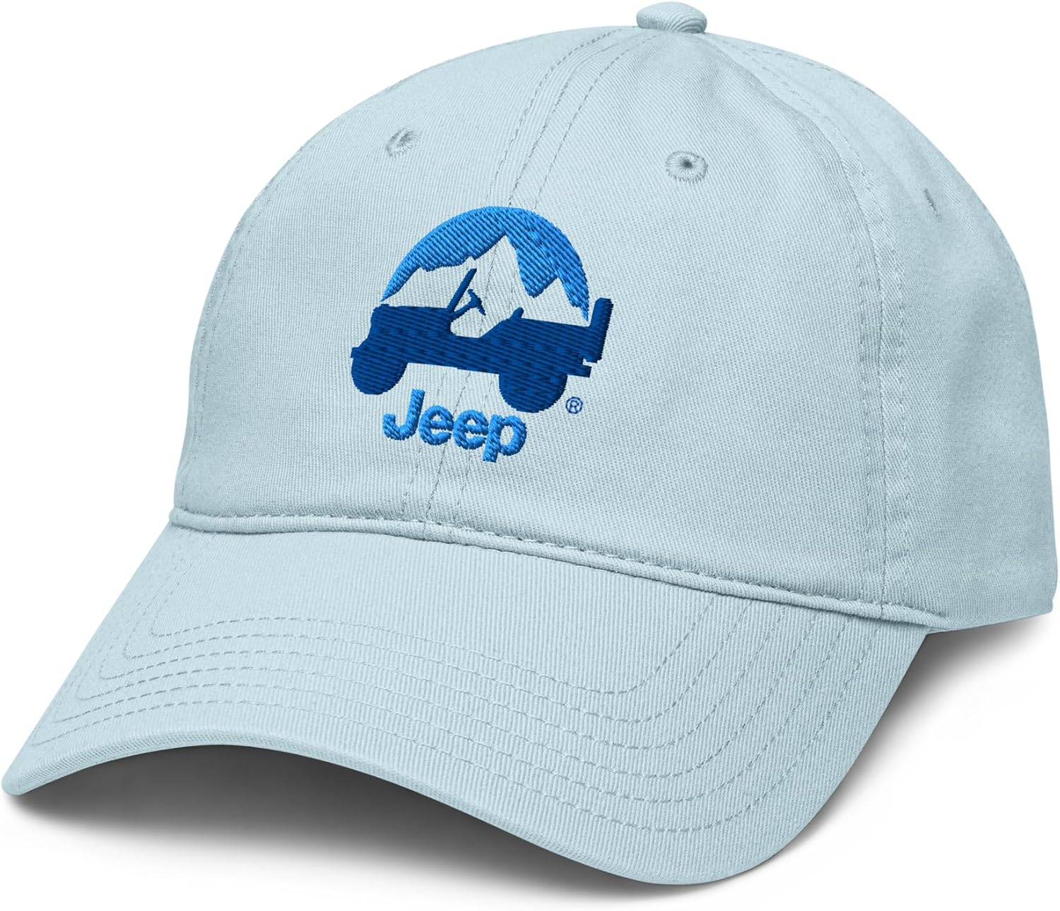 Jeep Willys Mountains Embroidered Badge Adjustable Baseball Hat