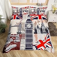 Vista 22 de Juego de funda de edredón de nido de abeja, tamaño Queen, con estampado geométrico hexagonal geométrico, juego de ropa de cama de luces de neón