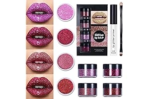 Kawaii Kisses Glitter Lip Kit: Shimmering Delight for Your Pout!