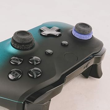 KontrolFreek Precision Rings | Aim Assist Motion Control for PlayStation 4 (PS4), PS5, Xbox One, XBX, Switch Pro & Scuf Controller (Black/Purple)