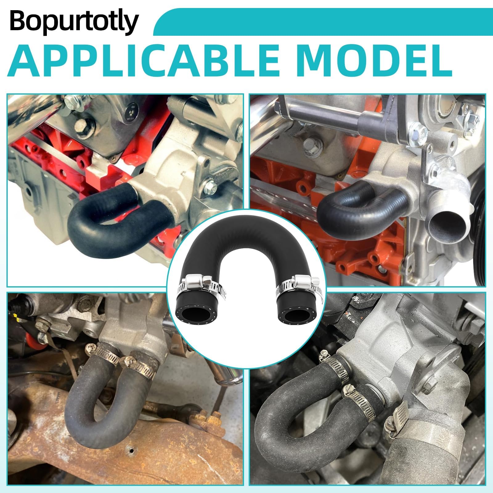 Amazon.com: Bopurtotly 551699 Heater Core Bypass Hose Coolant