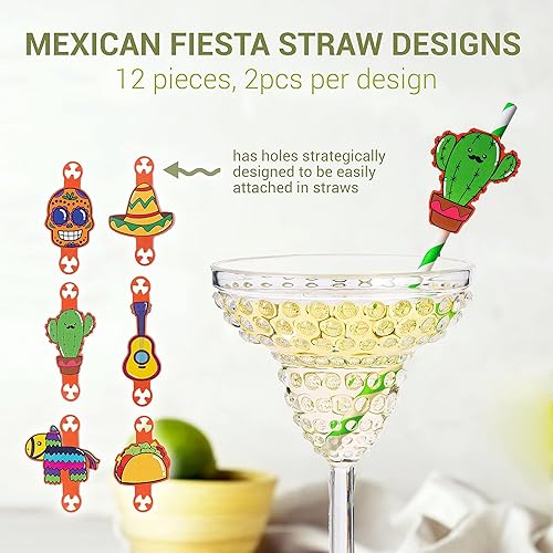 Miniatura 5 de Vasos de Margarita irrompibles  Juego de 4 vasos desechables de margarita irrompibles Copas para Margaritas con capacidad de 12 onzas, 12 pajitas de