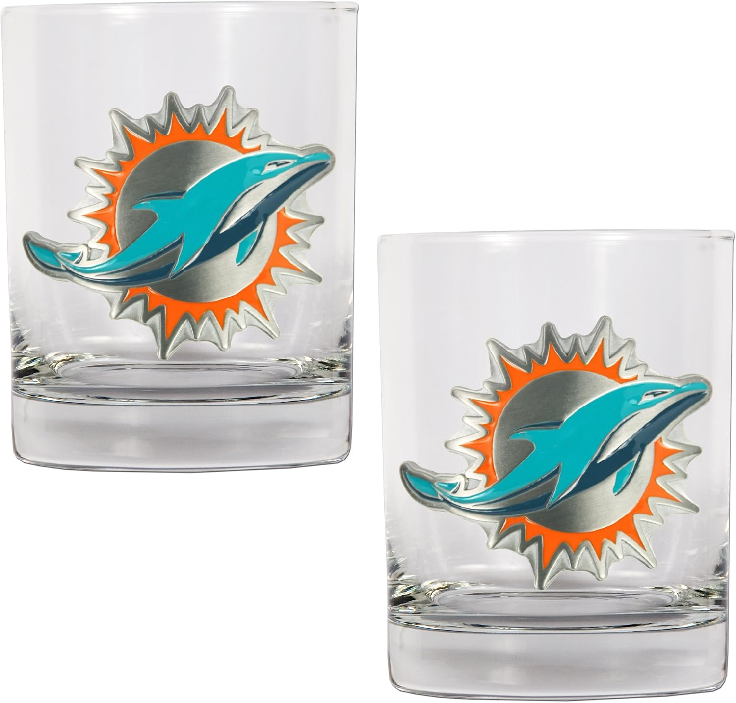 Great American Products NFL Two-Piece Rocks Glass Set