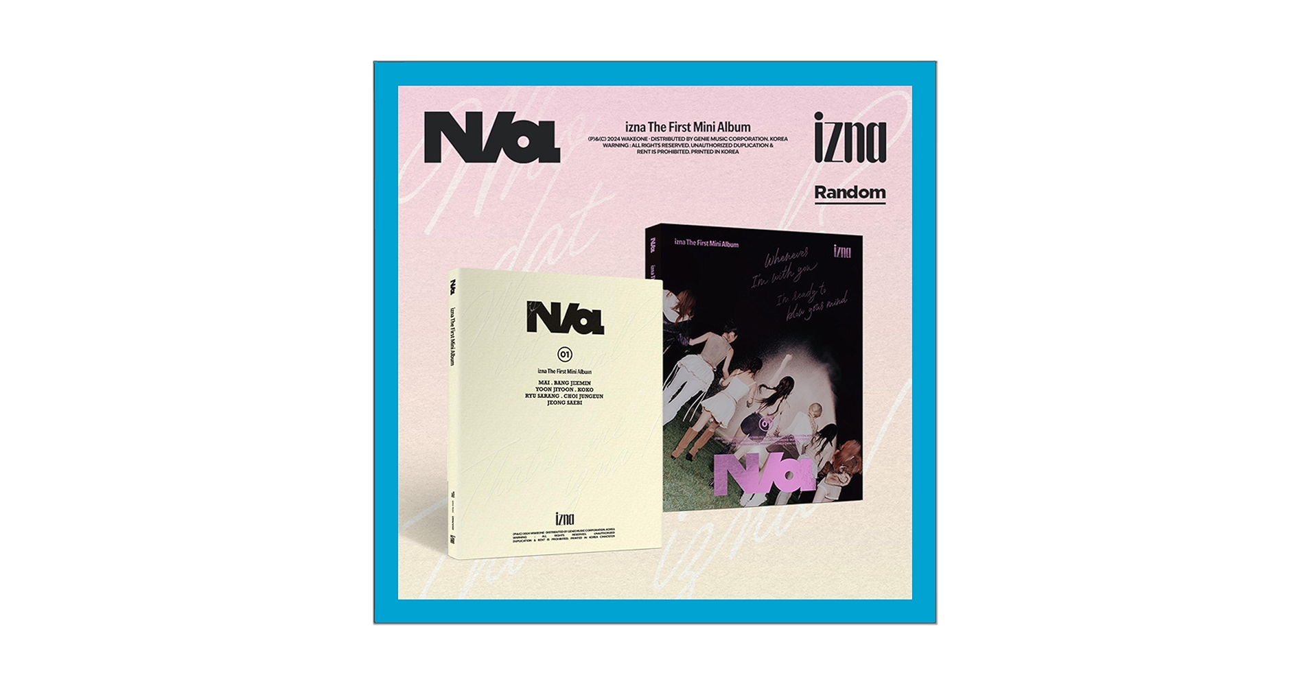ジユン 直筆サイン izna 1st Mini Album N/A IZNA JUNGEUN SIGNED 1ST MINI ALBUM 'N/A' - NA VERSION
