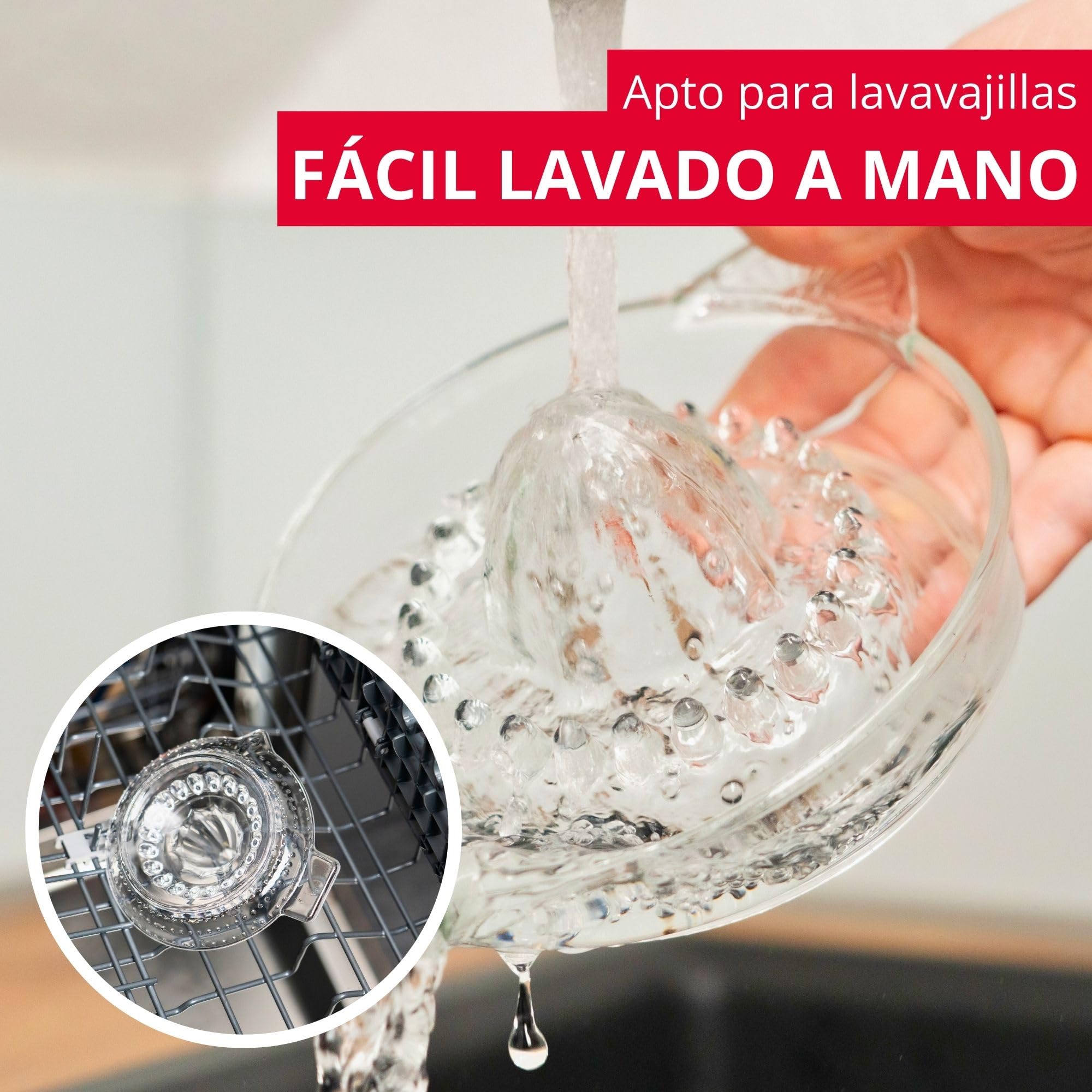 Westmark Exprimidor de cítricos 250 ml cristal transparente