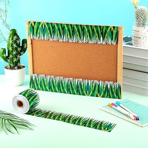 Vista 117 de Panelee Borde inspirador de confeti de 68.9 pies, borde de tablón de anuncios, mariposas, flores, abeja, espacio, inspirador, linda decoración