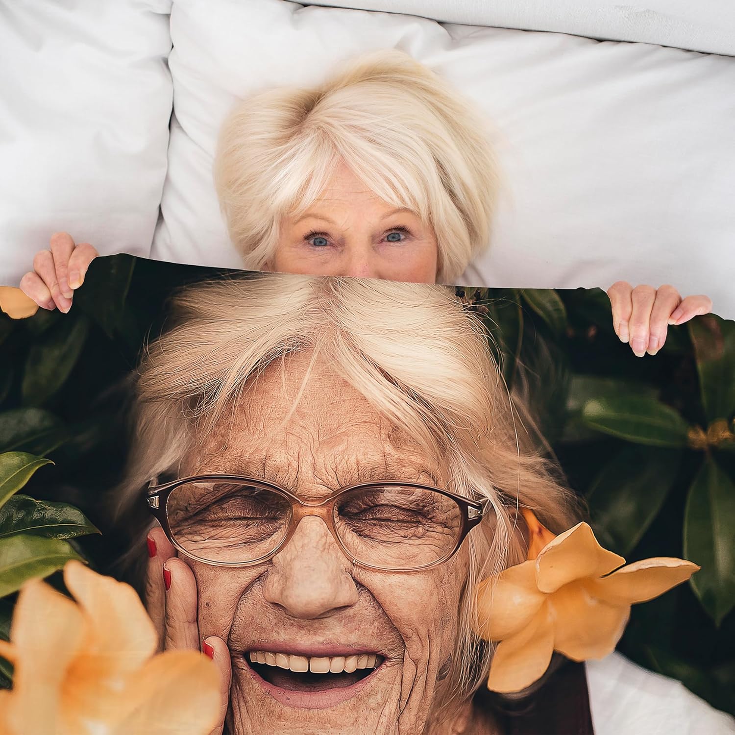 Personalized Custom Duvet Cover Bedding Set Trio, Include 1 Pcs Duvet Cover 2 Pcs Pillowcases (Full Size/80'' x 90'')