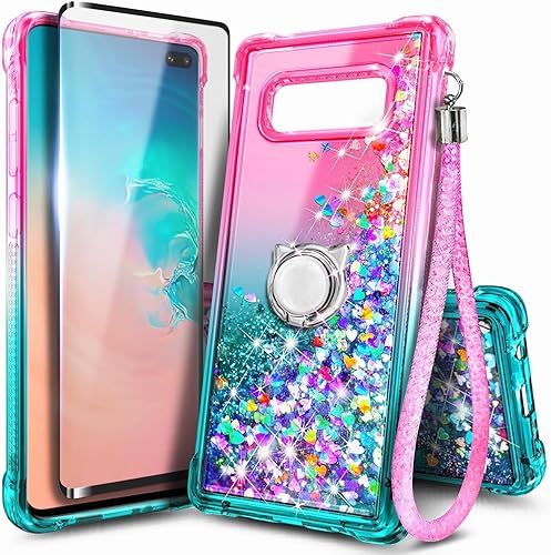 Miniatura 221 de NGB Supremacy Funda compatible con Samsung Galaxy S22 Plus (5G de 6.6 pulgadas) con protector de pantalla (cobertura máxima, TPU flexible), soporte