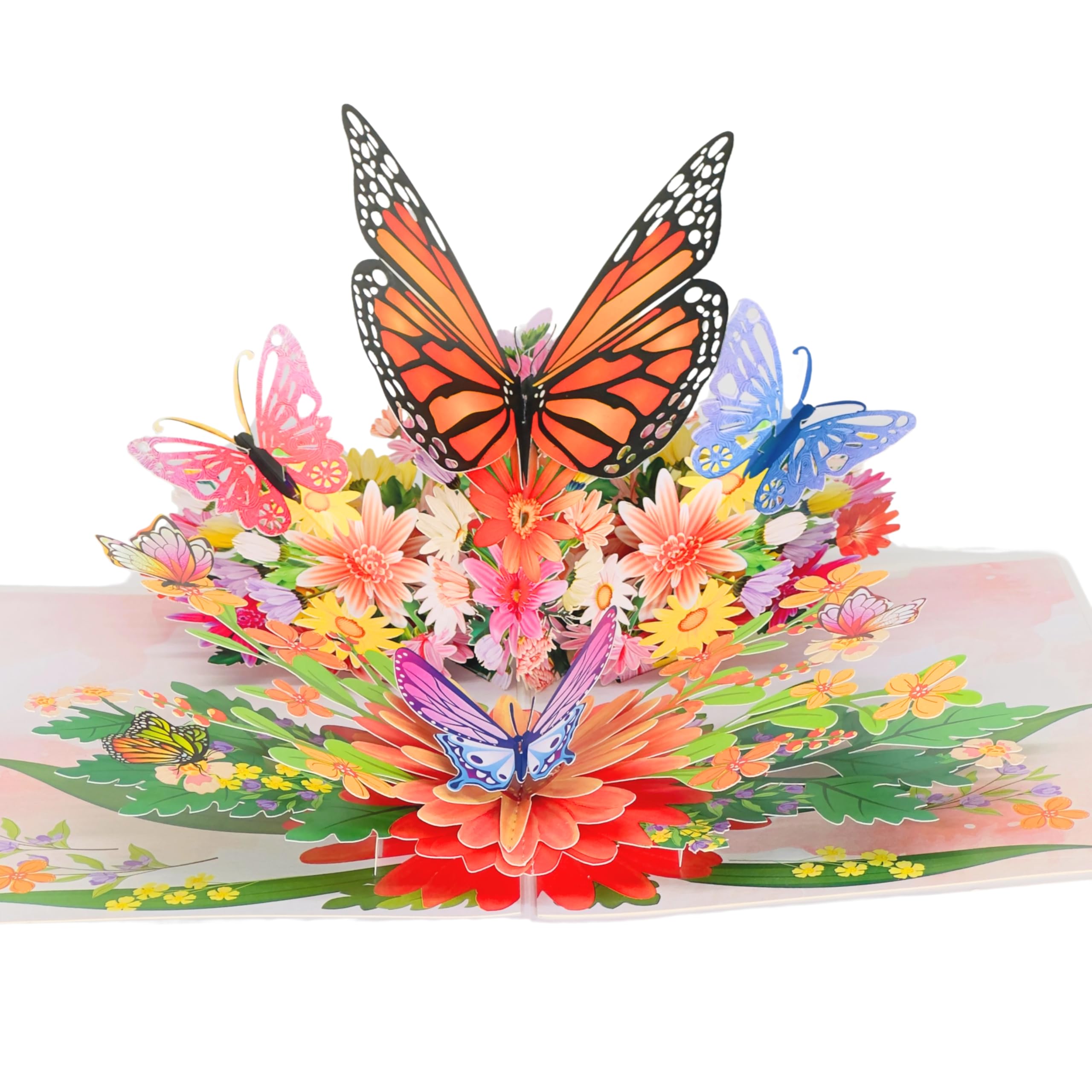 Carte Pop-up Licorne Et Arc-en-ciel - Carte D'anniversaire 3D - Pour Fille - Pour Anniversaire D'enfant - Bon D'achat Et Carte D'invitation - Rose