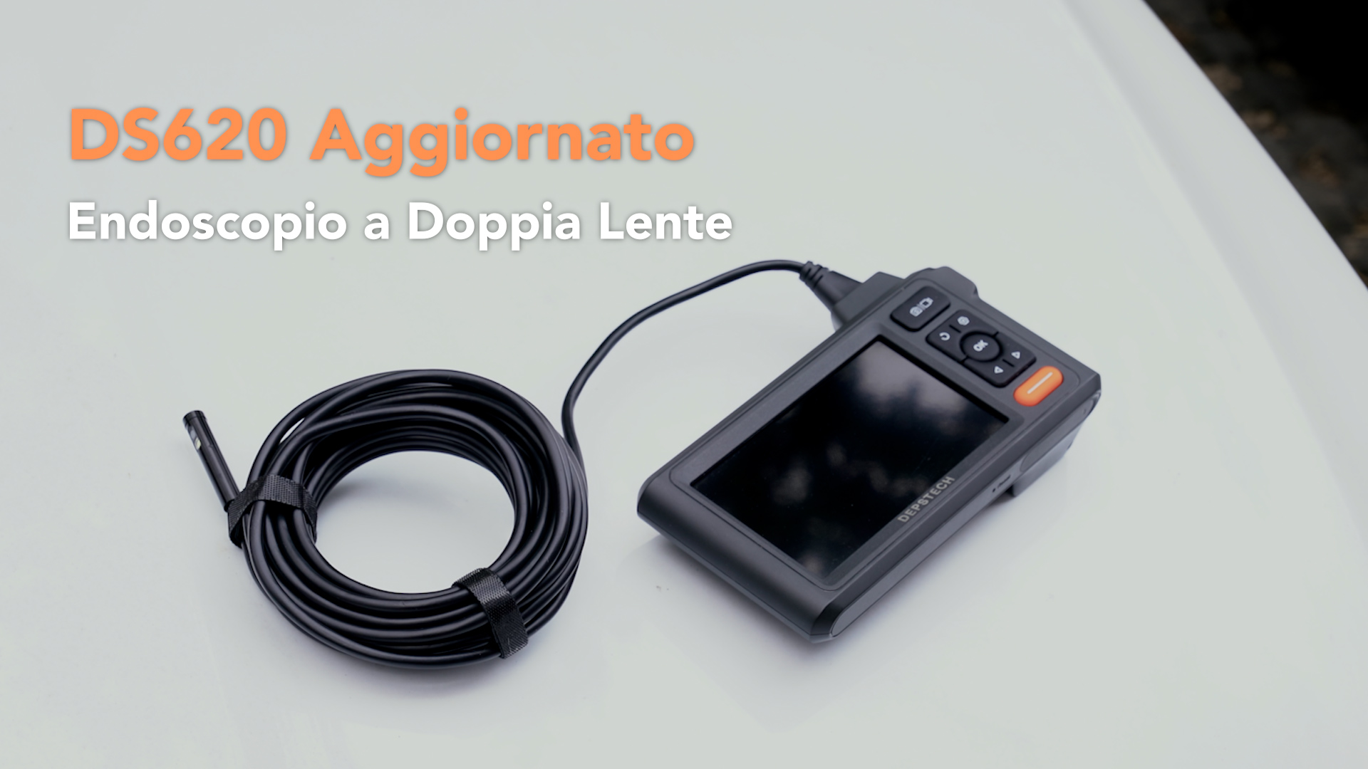 DEPSTECH Endoscopio Industriale 1080P - Doppia Lente, Schermo 5" IPS, Cavo 5M | Per Ispezioni Idrauliche E Meccaniche - Foto 6