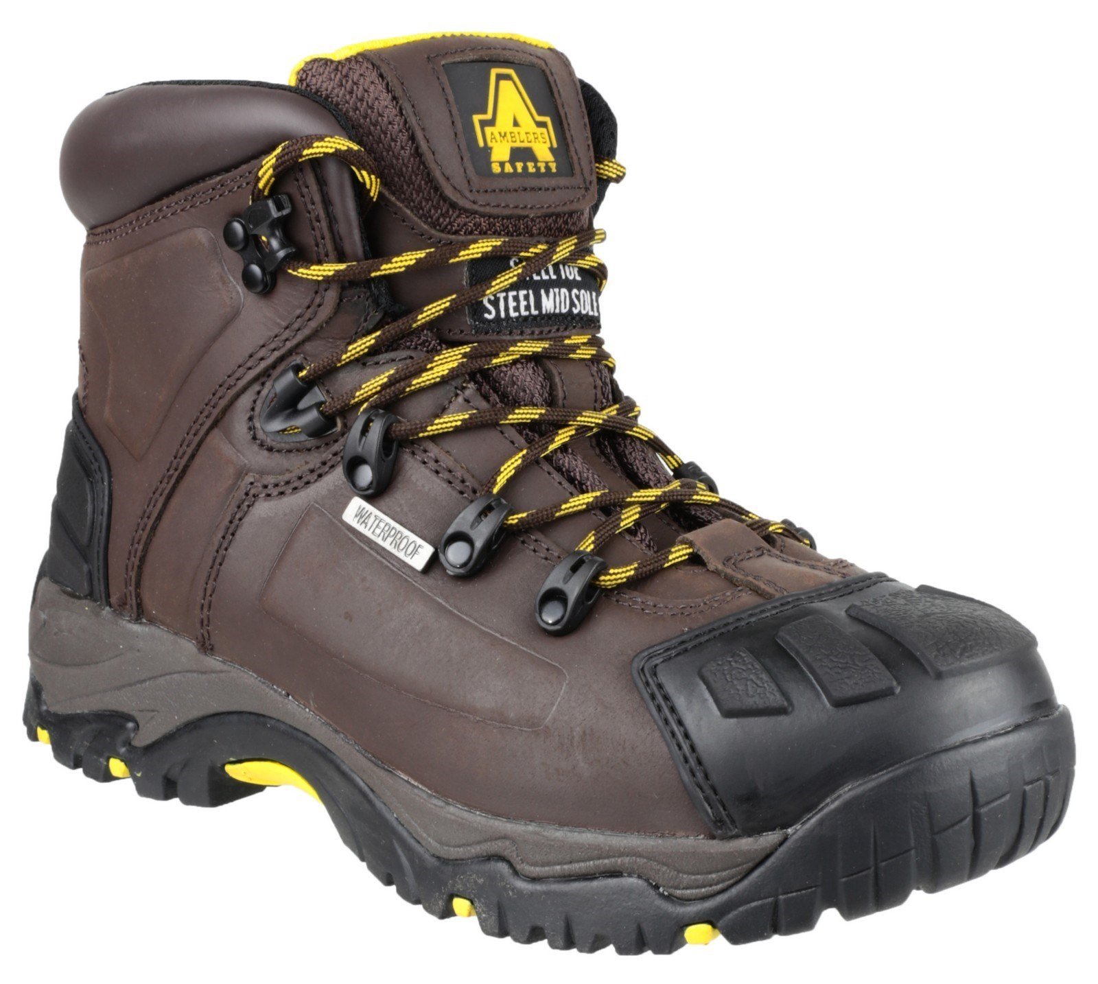 Amblers Safety Hombre FS39 Impermeable Bota De Seguridad Cordones Tope Reforzado