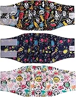 Vista 38 de CuteBone - Pañal para perro macho, talla mediana, DM11M