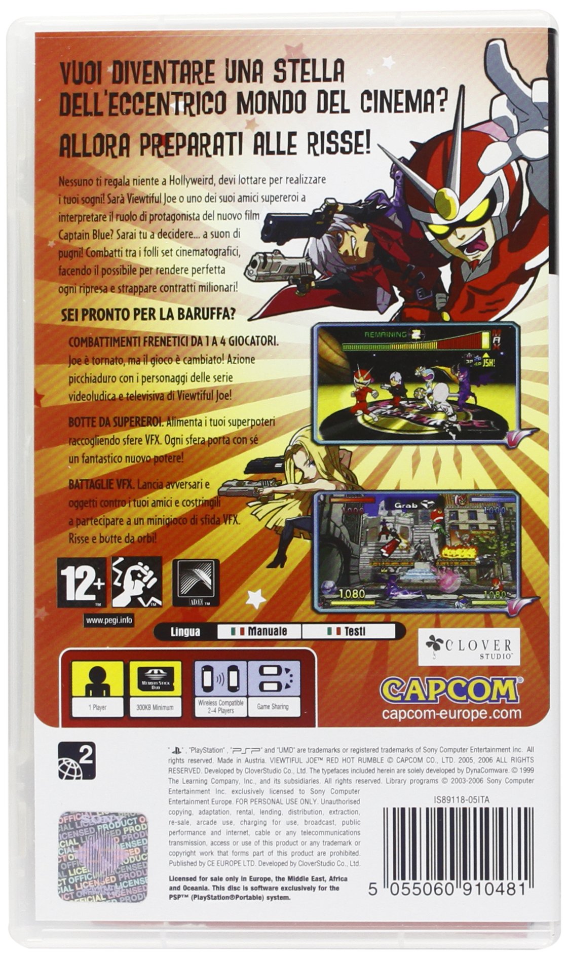 Amazon.com: PSP - Viewtiful Joe Red Hot Rumble - [PAL EU - NO NTSC