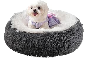 Soothing Sanctuary for Your Furry Friends: The Anti-Anxiety Calming Dog & Cat Donut Bed